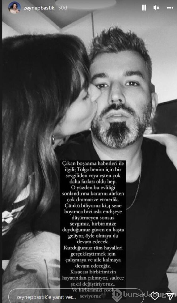 Tolga Akış'tan boşanacağını açıklayan Zeynep Bastık'ın moral tatili...