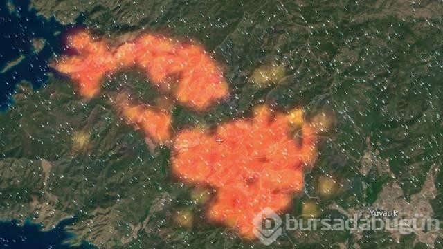 Marmaris'te orman yangını