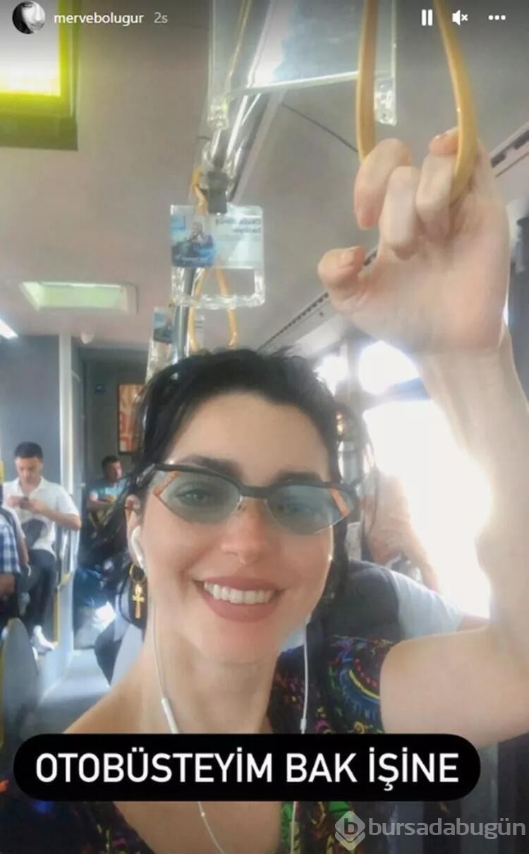 Merve Boluğur: Otobüsteyim bak işine