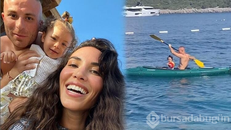 Gökhan Töre ve kızının kano keyfi