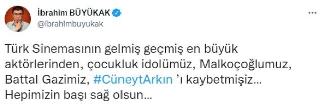 Cüneyt Arkın'ın ölümü sanat dünyasını yasa boğdu!
