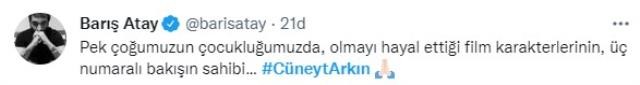 Cüneyt Arkın'ın ölümü sanat dünyasını yasa boğdu!