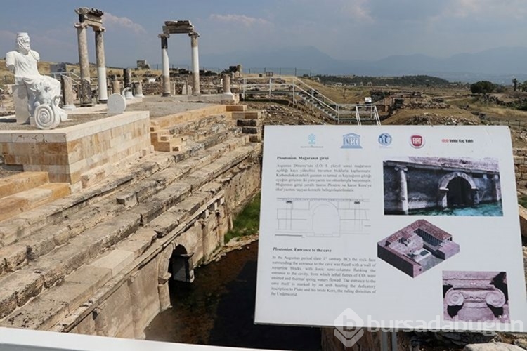 Pamukkale'deki 'Cehennem Kapısı' 1500 yıl sonra açıldı