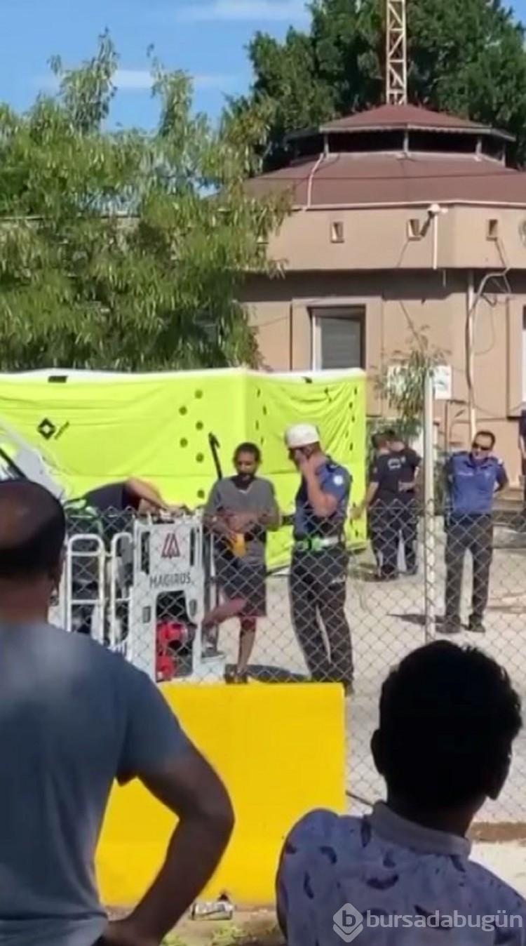 Saatler sonra gazoz ile ikna oldu