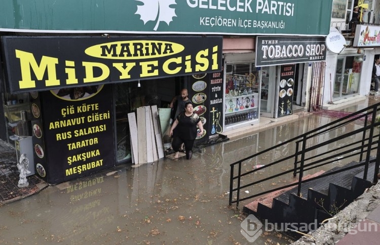 Ankara'da sel can aldı