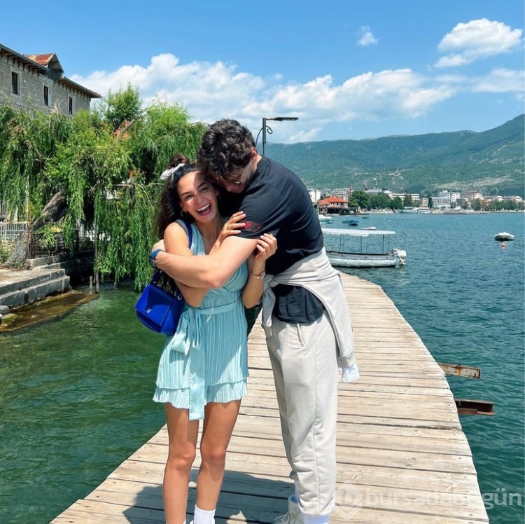 Cedi Osman ve Ebru Şahin'in mutlu günü
