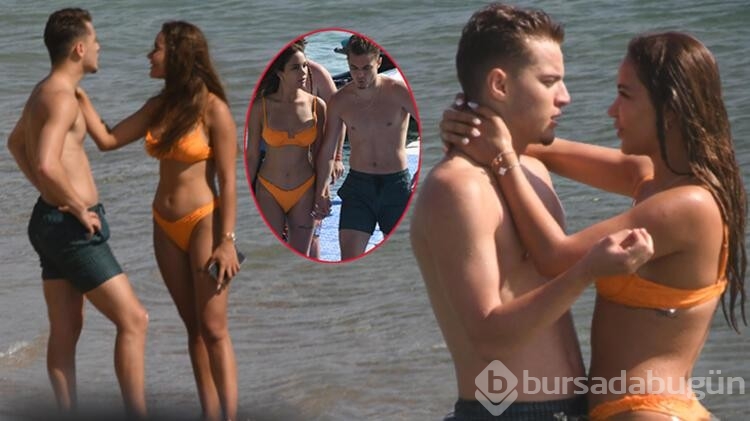 Elif Yılmaz ve Batuhan Kör Çeşme'de aşk yaşıyor
