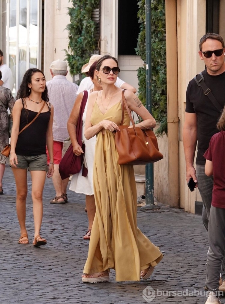 Angelina Jolie'nin en şık Roma görünümleri