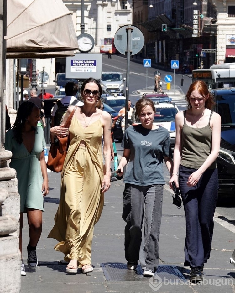 Angelina Jolie'nin en şık Roma görünümleri