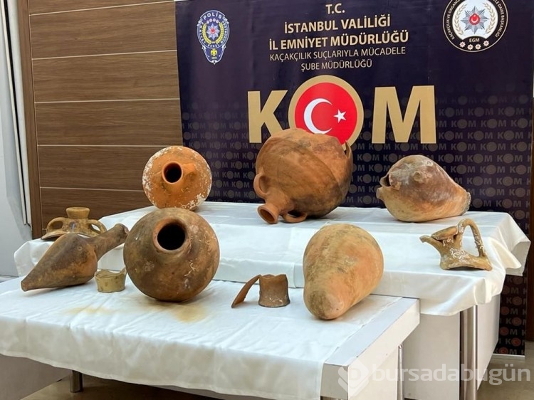 İstanbul Sarıyer'deki bir balıkçıda 11 antik amfora bulundu