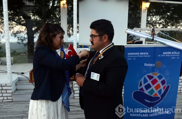 Mudanya Rotary'de devir teslim heyecanı