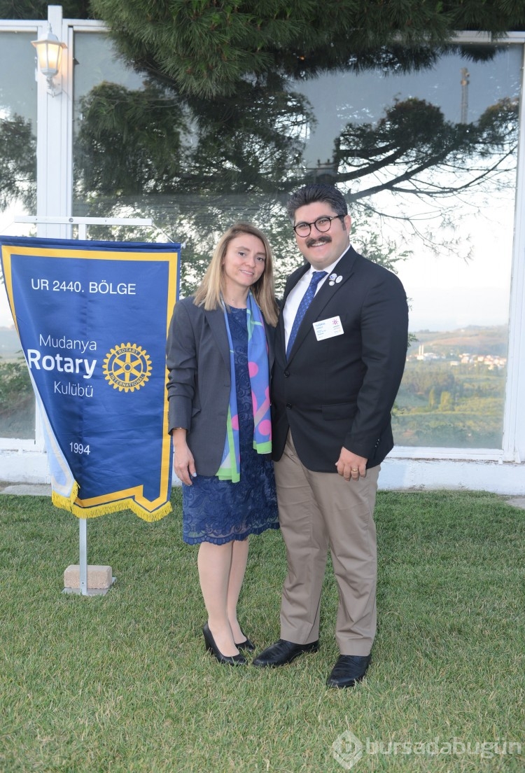 Mudanya Rotary'de devir teslim heyecanı