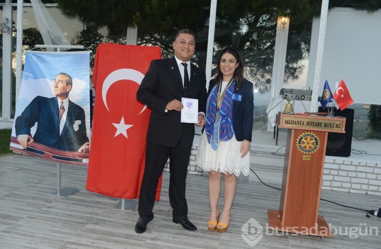 Mudanya Rotary'de devir teslim heyecanı