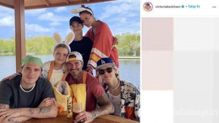 David Beckham eşine seslendi: "23 yıl ve 4 çocuk! Seni seviyorum"