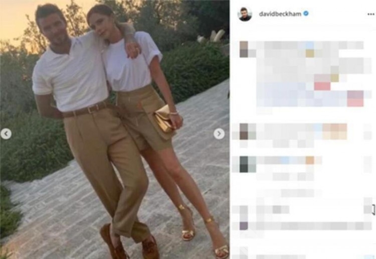 David Beckham eşine seslendi: "23 yıl ve 4 çocuk! Seni seviyorum"