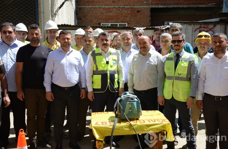 Bursa yıldırım'da doğalgaz sorunu tarih oluyor