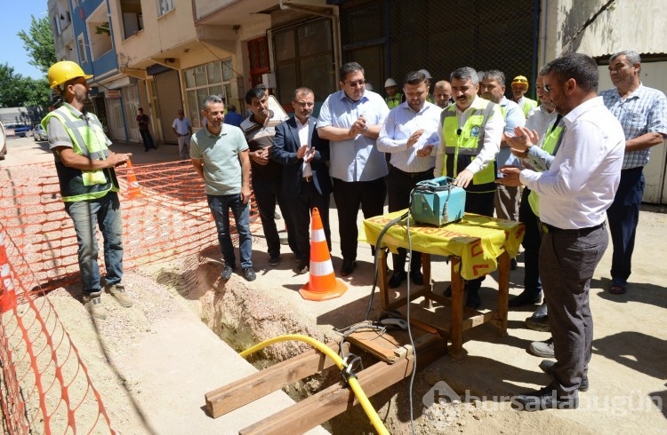 Bursa yıldırım'da doğalgaz sorunu tarih oluyor