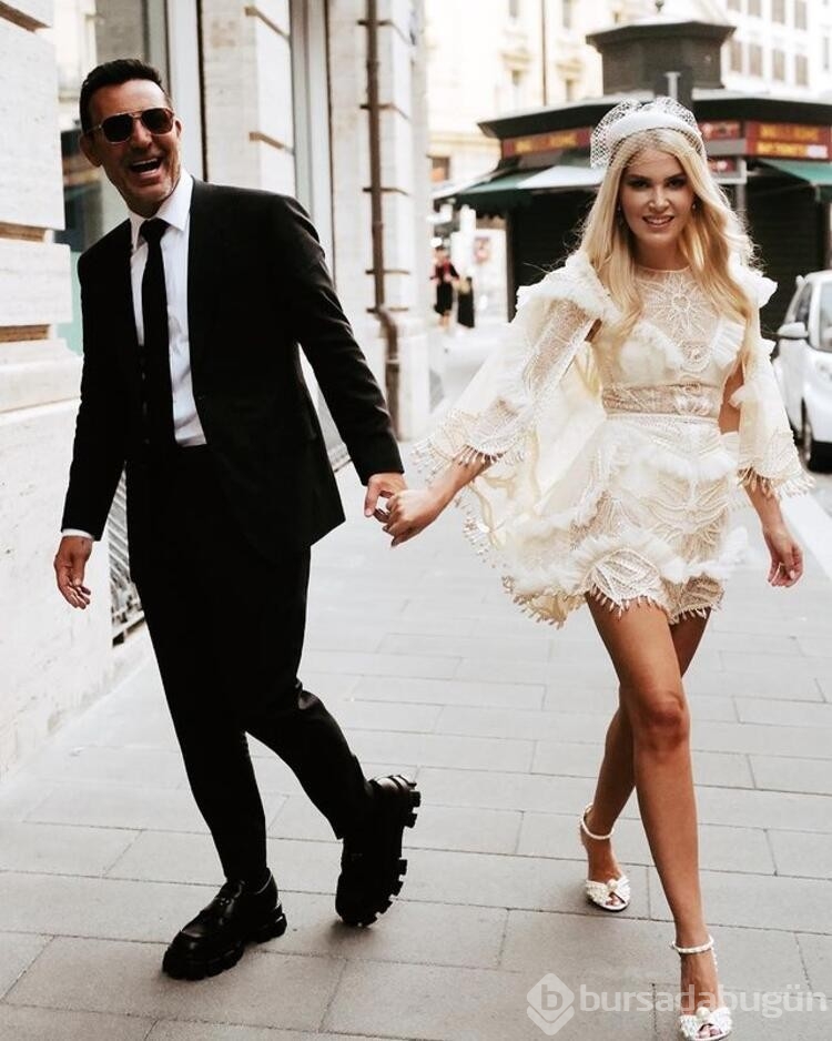 Mustafa Sandal ve Melis Sütşurup'un düğününden kareler...