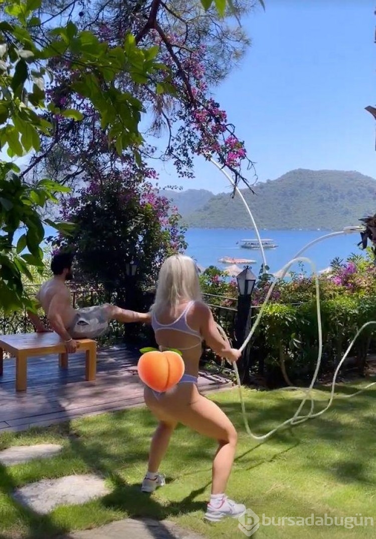 Ece Seçkin spor yaptığı anları paylaştı
