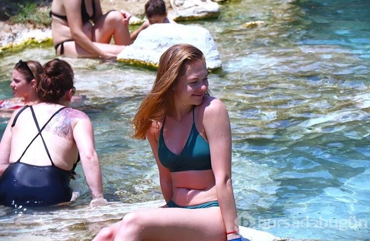 Pamukkale'de 9 günlük tatil bereketi yaşanıyor