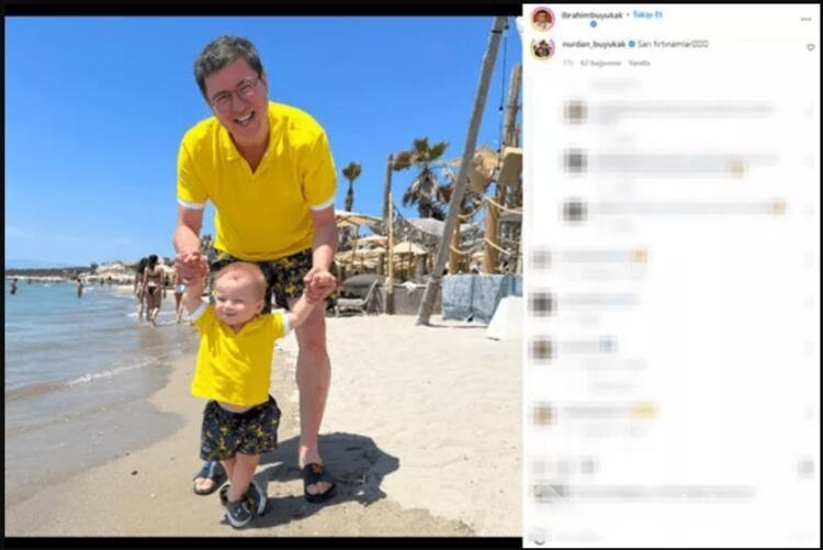 İbrahim Büyükak, oğlu ile bir örnek giyindi