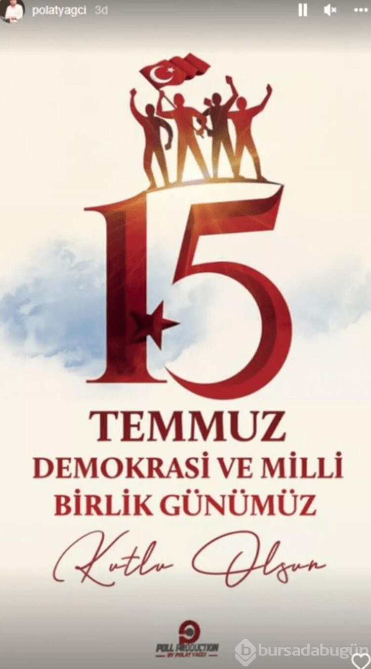 Ünlüler'den 15 Temmuz paylaşımları