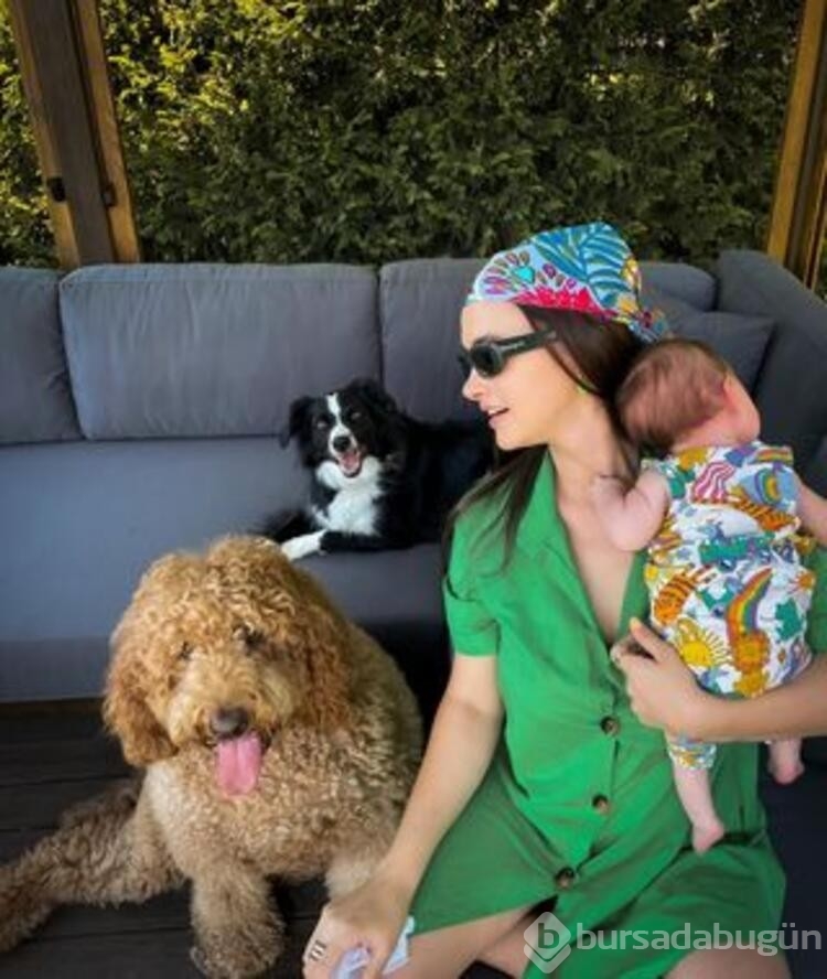 Hande Soral'dan bebeğiyle yeni poz
