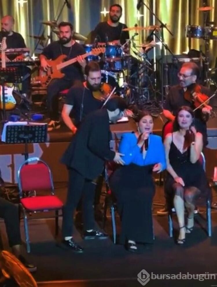 Sibel Can konserinde arbede yaşandı
