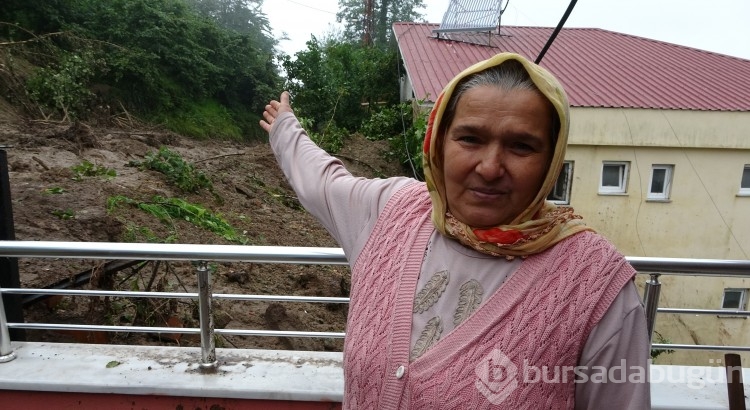 Ordu'da heyelan 