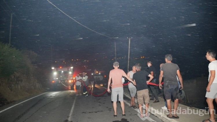 Çeşme'de otluk alanda yangın