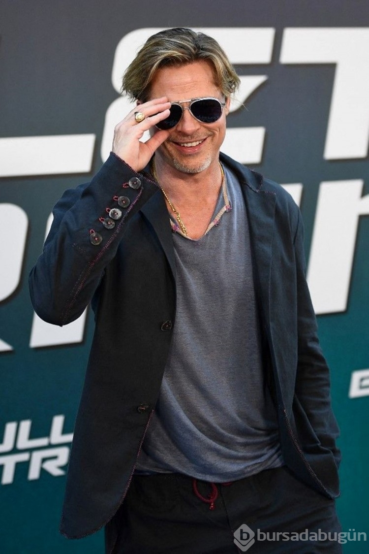 Brad Pitt 'Suikast Treni' filminin Paris galasında