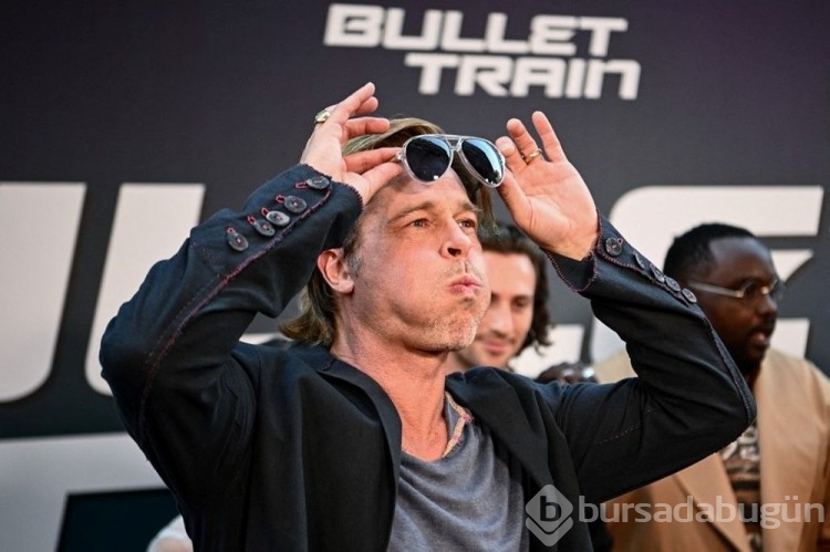 Brad Pitt 'Suikast Treni' filminin Paris galasında