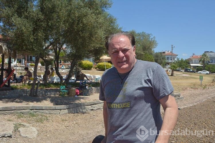 Oyuncu Burak Sergen, Ayvalık'ta kamp kurdu