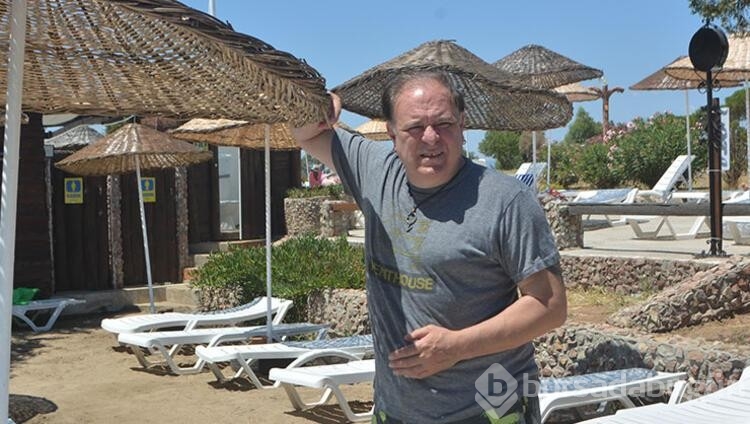 Oyuncu Burak Sergen, Ayvalık'ta kamp kurdu