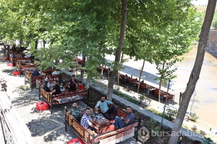 Güneydoğu'da sıcaklar bunalttı: Yollar boşaldı, süs havuzları doldu

