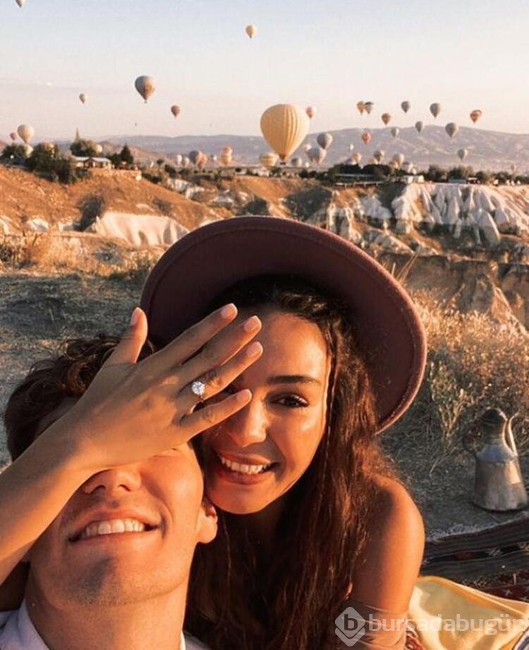 Taze gelin Ebru Şahin'den balayı pozu