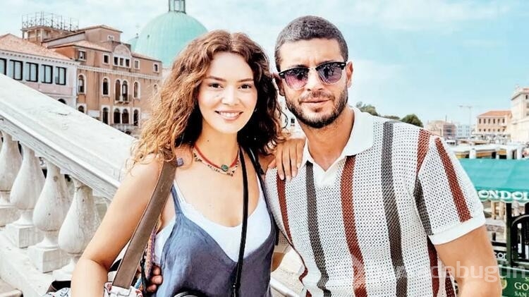 Berk Oktay ve Seray Kaya çekimler için  İtalya'da...