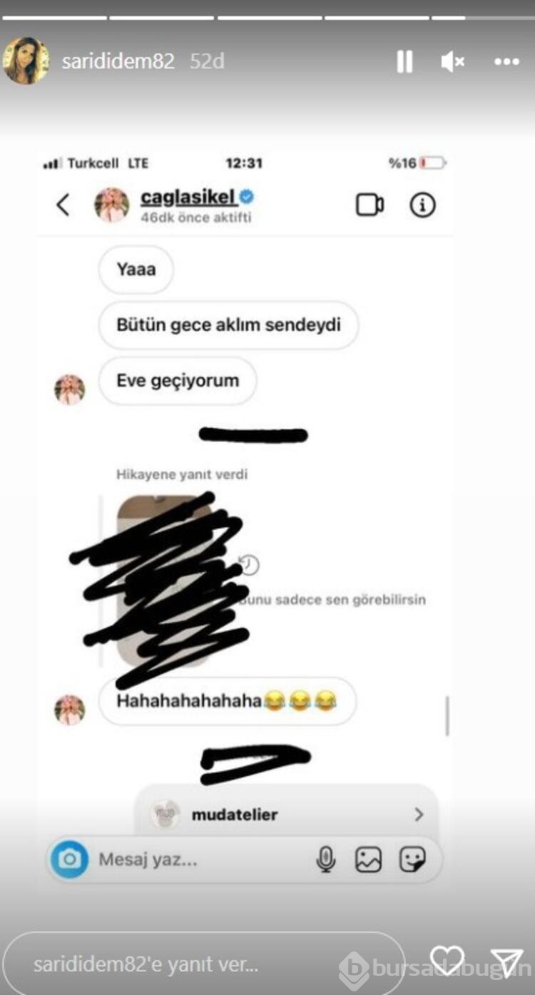 Didem Sarı mesajları ifşa etti!