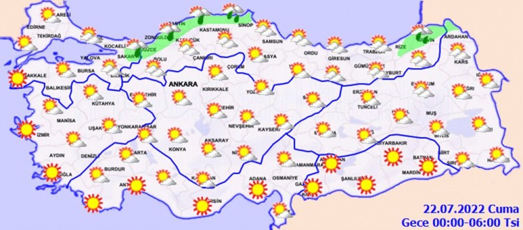 Rüzgar hızını kesti, sıcaklık artıyor 