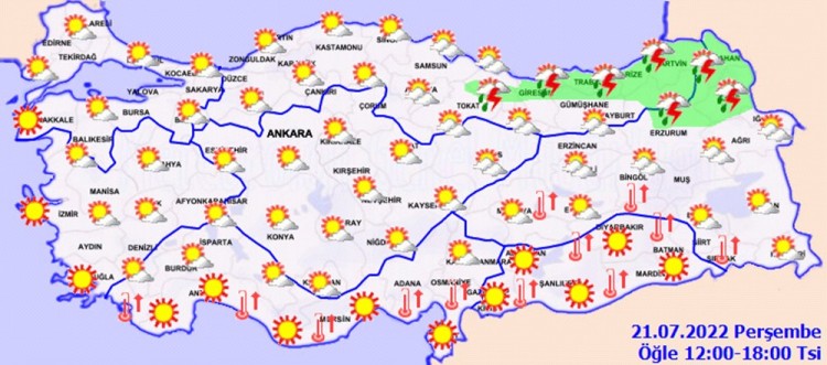 Rüzgar hızını kesti, sıcaklık artıyor 