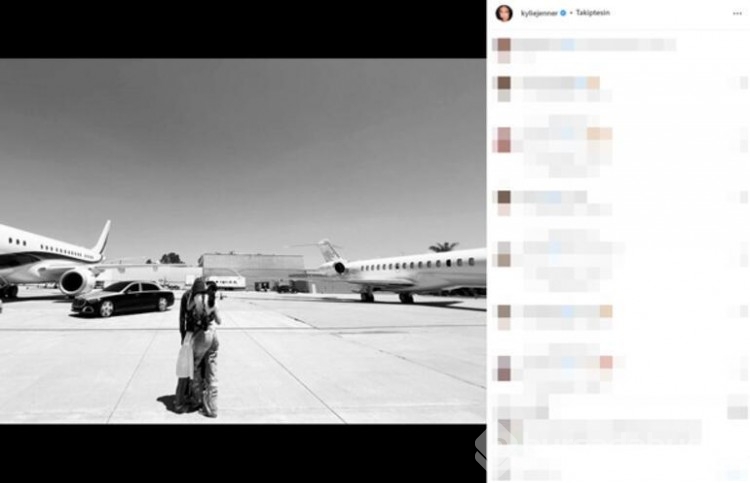 Kylie Jenner 'özel jet' paylaşımıyla eleştirilmişti!