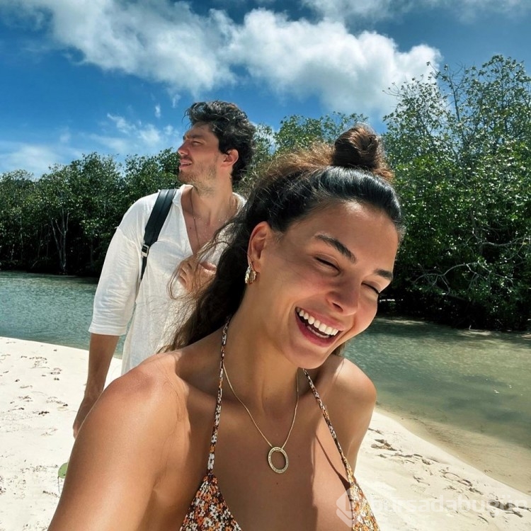 Ebru Şahin ile Cedi Osman çiftinden balayı fotoğrafları