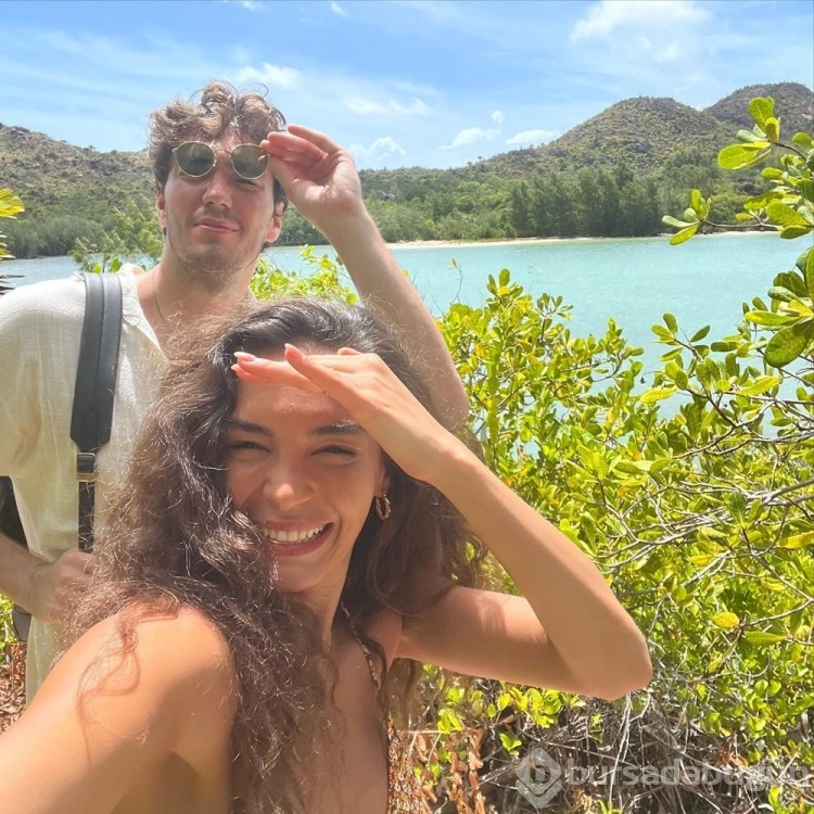 Ebru Şahin ile Cedi Osman çiftinden balayı fotoğrafları