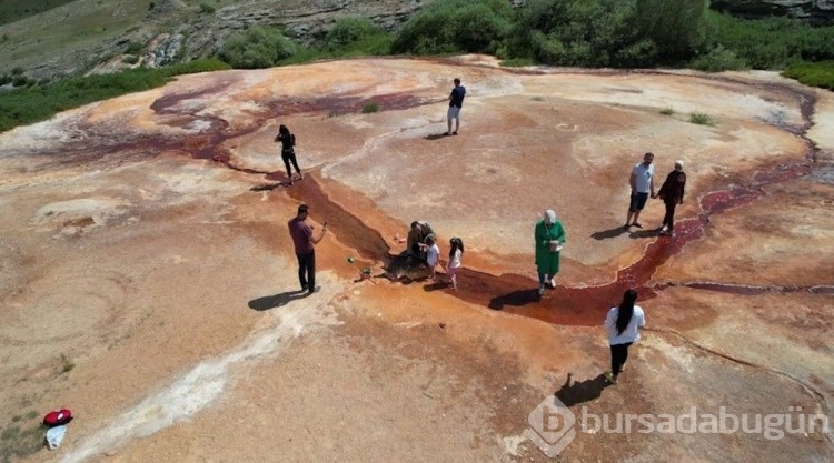 Erzincan'ın Otlukbeli travertenli gölü turizme kazandırılıyor