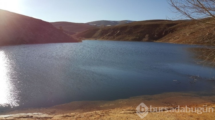 Erzincan'ın Otlukbeli travertenli gölü turizme kazandırılıyor