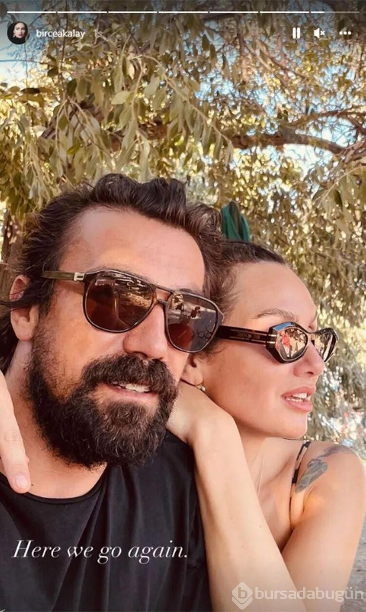 Birce Akalay ile İbrahim Çelikkol'dan yeni poz