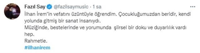 İlhan İrem'in &acirc;ni ölümü sanat dünyasını yasa boğdu