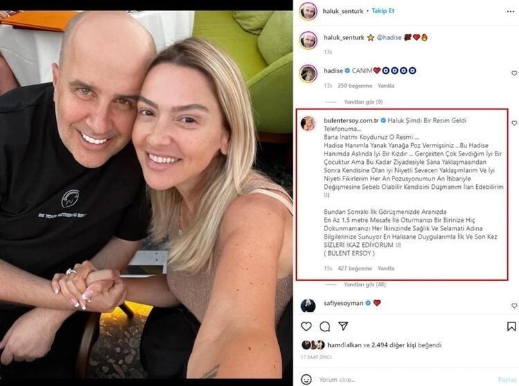 Bülent Ersoy'dan Hadise'ye övgüler...