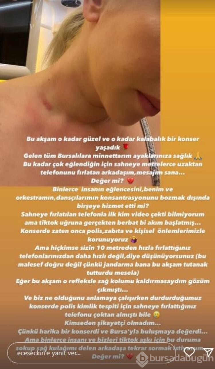 Ece Seçkin sahnede neye uğradığını şaşırdı