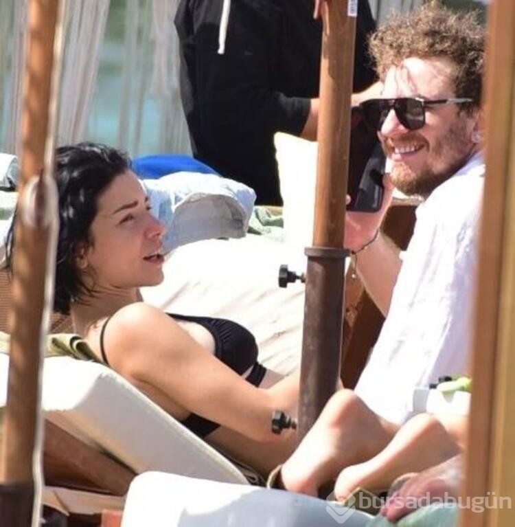 Merve Boluğur ve sevgilisi tatilde görüntülendi